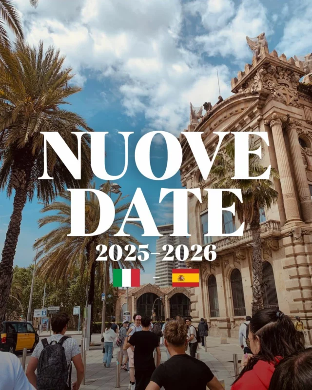 🎒✈️ Ci siamo: il calendario ufficiale Travel Game 2025/2026 è pronto a farvi viaggiare!
Le prime partenze sono già fissate e non vediamo l’ora di ripartire con nuovi gruppi, nuove mete e nuove emozioni.

📍 SPAGNA (Barcellona – Girona – Figueres)
🛳️ 25–31 ottobre
🛳️ 10–15 novembre
👉 Disponibile anche in versione “Wine Not?” per istituti agrari e alberghieri

📍 SICILIA (Palermo, itinerari culturali e legalità)
🛳️ 20–24 ottobre
🛳️ 03–07 novembre
🛳️ 10–14 novembre
🛳️ 12–16 novembre
👉 Anche in versione “Wine Not?”: Sulle tracce dei Florio – I leoni di Sicilia

📍 In arrivo le date da ottobre a maggio per:
🇬🇷 Grecia (Hermes, Zeus, Alessandro Magno)
🇮🇹 Italia (Toscana, Firenze, Romagna & Marche, Campania, Puglia, Calabria, Tour Neve)

🚀 Ogni esperienza è unica, pensata per unire cultura, scoperta e crescita personale.
📩 Per info, materiali e preventivi → www.travelgame.it

#TravelGame #ViaggiIstruzione #Calendario2025 #StudentiInViaggio #WineNot #ScuolaCheViaggia #DidatticaEsperienziale #TravelGameExperience #ViaggiarePerCrescere #Mete2025