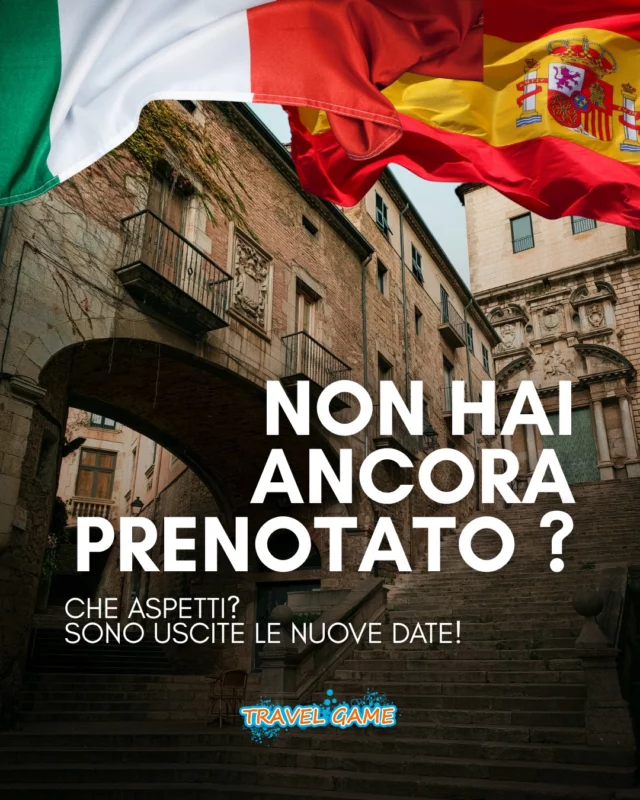🚀 Ci siamo! Le nuove partenze del Travel Game sono ufficiali.
Itinerari straordinari, esperienze autentiche e destinazioni che lasciano il segno.
Ogni data è un’opportunità per trasformare un viaggio in qualcosa di molto più grande: scoperta, crescita, memoria.

📍 Spagna, Sicilia e molto altro ti aspettano.
🎓 Scuole da tutta Italia stanno già scegliendo il loro percorso.
E la tua?

🔗 Info, preventivi e materiali disponibili da ora.
Scrivici o visita il sito ufficiale!

#TravelGame #ViaggiIstruzione #NuovePartenze #SiParte #EsperienzeCheSegnano #ScuoleInViaggio #GamificationDidattica